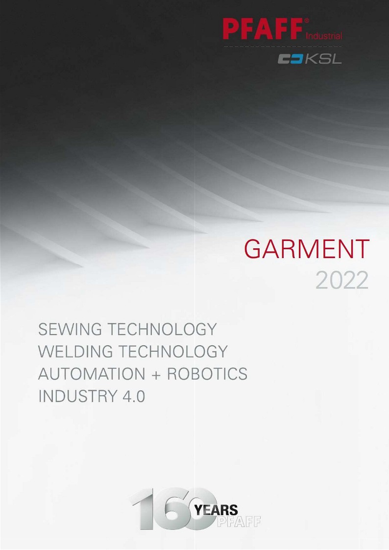 catalogo Pfaff garment